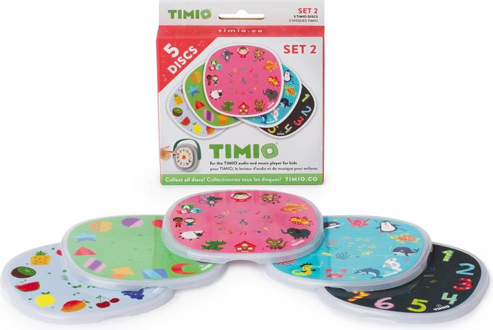 Timio Audio Disc Set 2 (Englisch, Spanisch, Chinesisch, Niederländisch, Französisch, Italienisch, Portugiesisch, Deutsch)