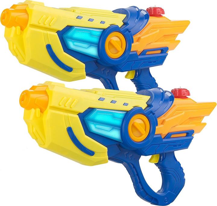 Produktbild Speeron 2er-Set batteriebetriebene Wasserpistolen mit LED-Lichteffekt