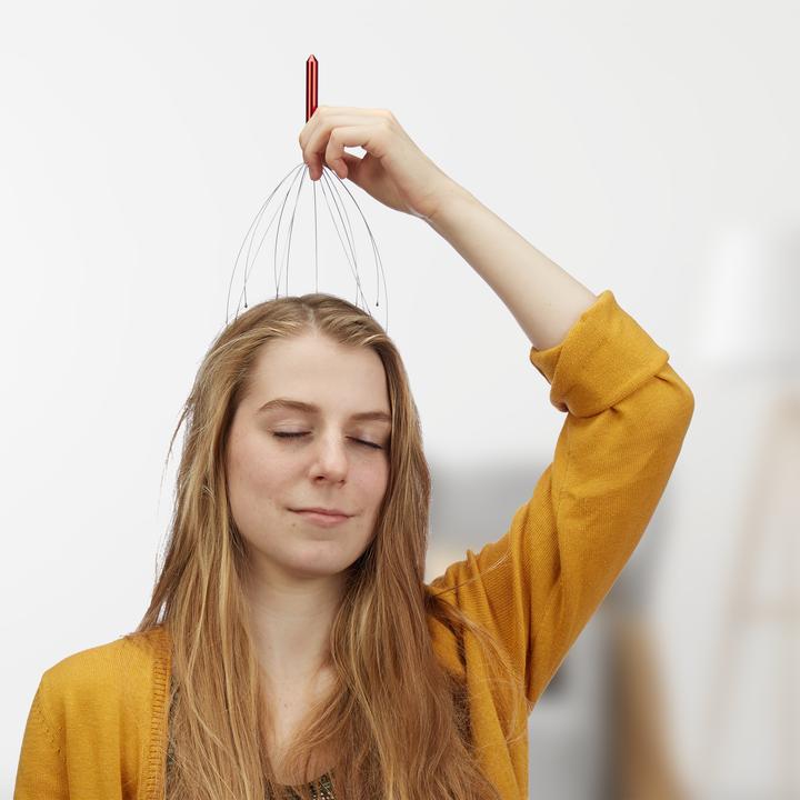 Actual product image Relaxdays Head Massager Metal