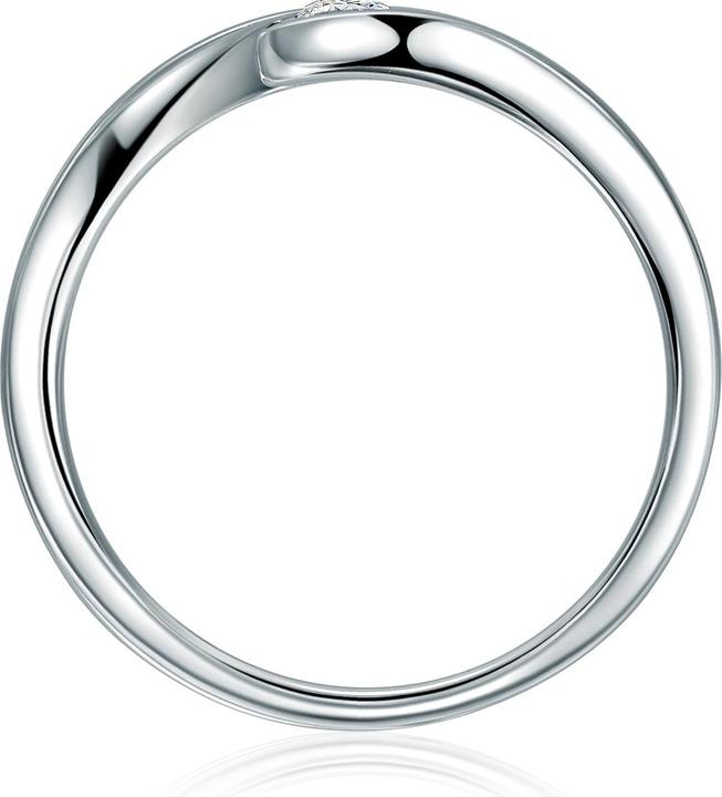 Actual product image Trilani Ladies sterling silver cubic zirconia silver - 6792 (52, 925 Silver)