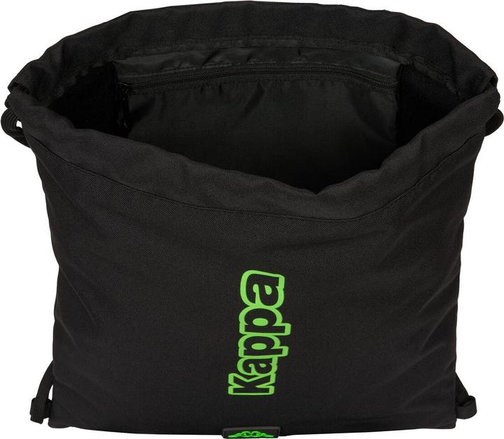 Produktbild Kappa Rucksacktasche mit Bändern Black Schwarz 35 x 40 x 1 cm