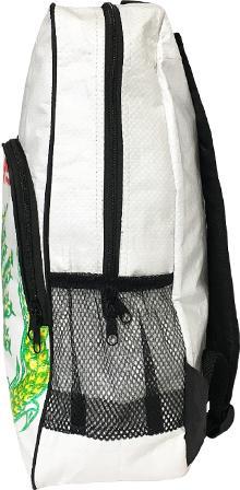 Actual product image Bekos Upcycling - Daypack from recycled lining bags Peacock