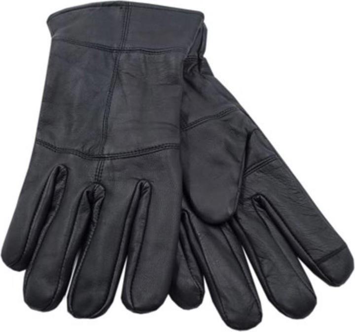 Universal Textiles LederHandschuhe mit ThinsulateFutter und TouchscreenFinger (M, L)