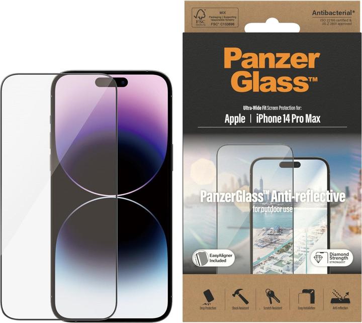 Image du produit PanzerGlass Ultra Wide Fit antireflet (1 pièce(s), Apple iPhone 14 Pro Max)