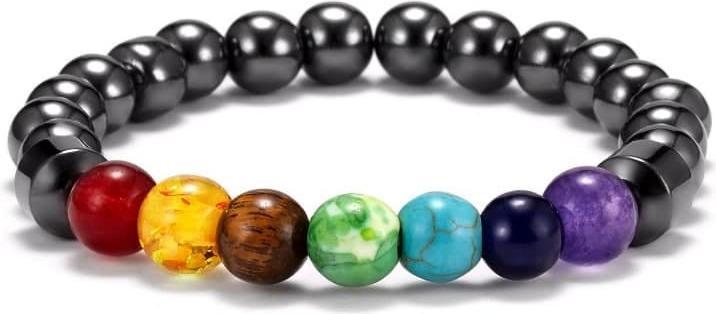 Saraswati Armband "Magnetic Stone" Chakra Edelsteine