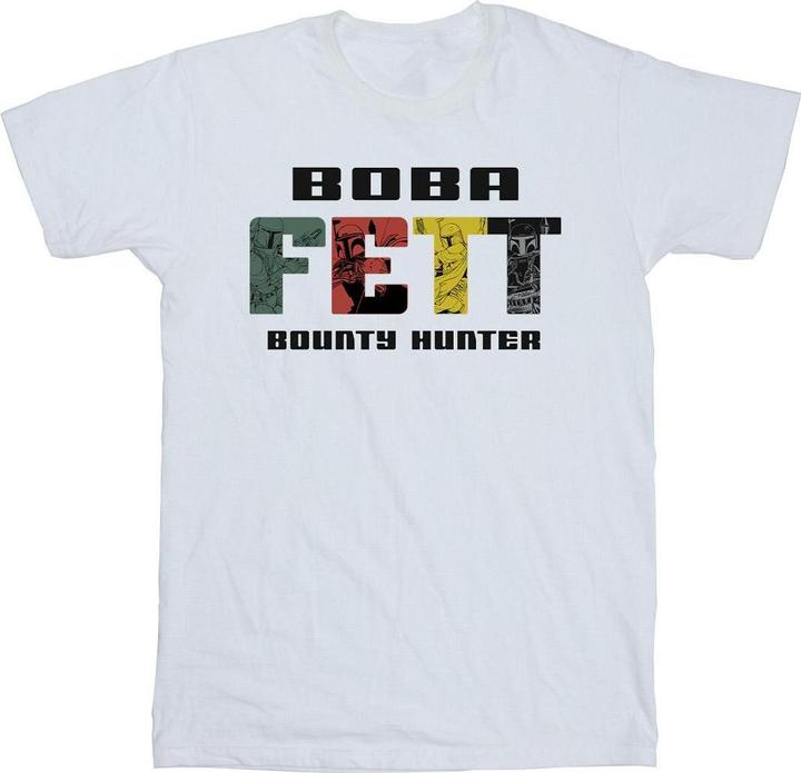 Actual product image Star Wars Mens Boba Fett Character Logo T-Shirt (M)