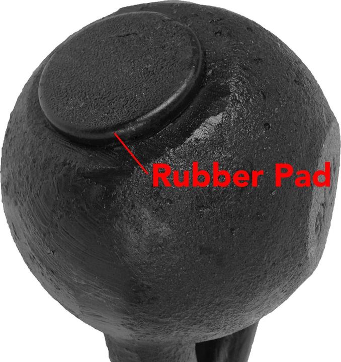 Image du produit Tunturi Gusseisen Kettlebell mit Gummi Boden (1 x 24 kg)