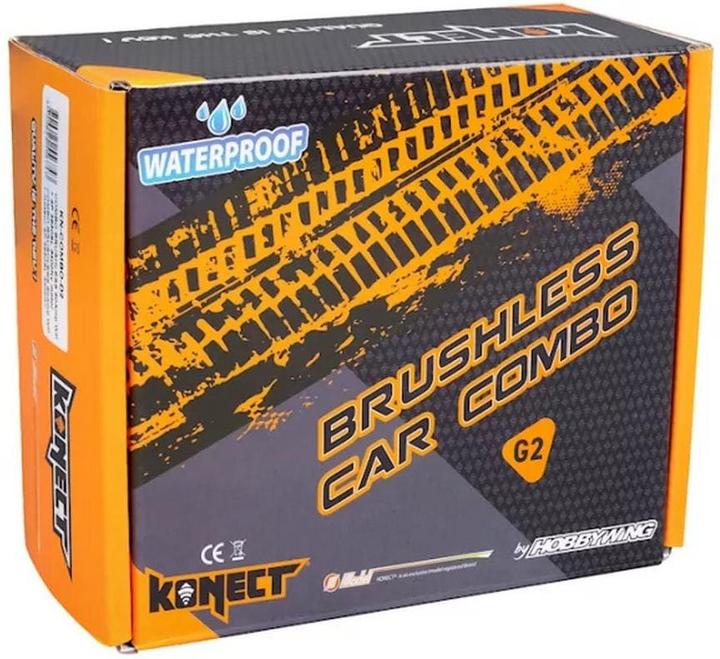 Actual product image Konect Brushless drive set 3800Kv 60Amp WP motor 4P 3650SL
