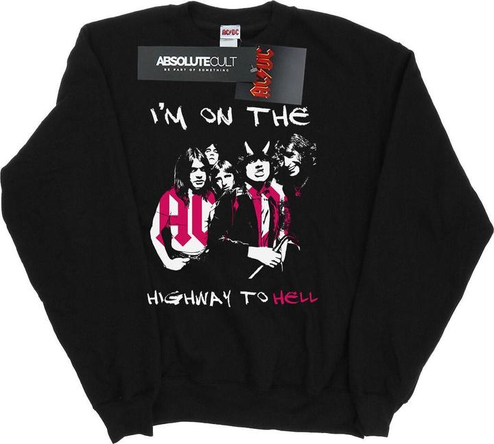 AC/DC I'm On The Highway To Hell Sweatshirt aus Baumwolle