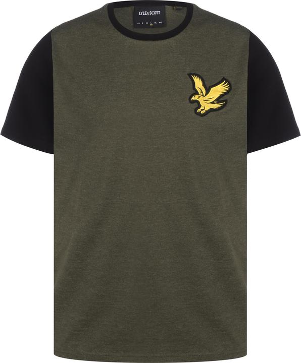 Actual product image Lyle and Scott Lyle & Scott Block Marl T-Shirt - 104455 (S)