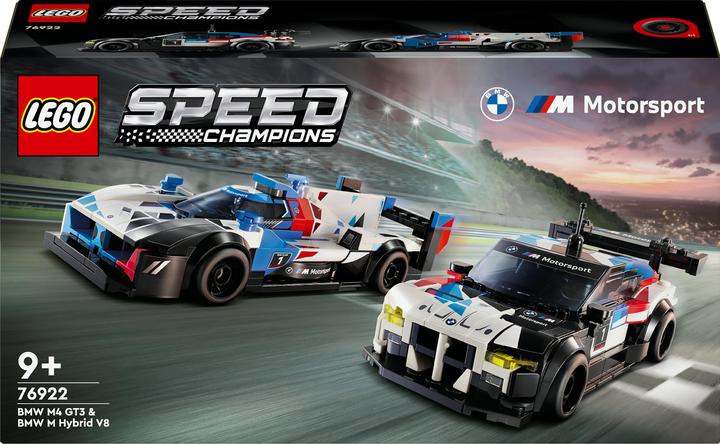 LEGO BMW M4 GT3 & BMW M Hybrid V8 racing car (76922, LEGO Speed Champions)