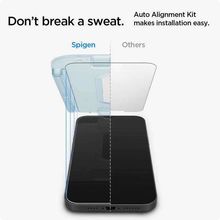 Image du produit Spigen iPhone 12 mini Verre tR EZ Fit (2Pack) (2 pièce(s), Apple iPhone 12 mini)