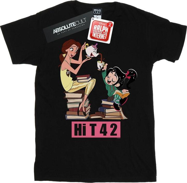 Immagine prodotto Disney Wreck It Ralph Belle And Vanellope Maglietta Ampia Donna (XXL)