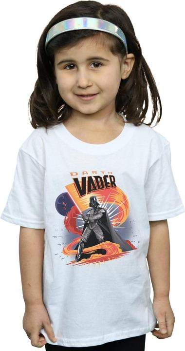 Produktbild Star Wars Darth Vader Swirling Fury TShirt Mädchen (140, 146)