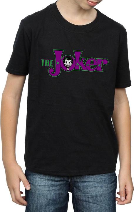 Immagine prodotto The Joker Text Logo Maglietta Ragazzi (152, 158)
