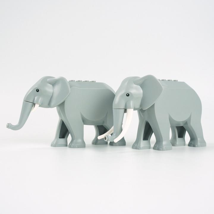 Immagine prodotto LEGO Animali dello zoo Elefante - Set di 2 zanne corte e lunghe - NUOVO! Quantità 2x