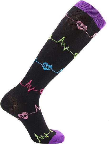 Actual product image JTI Knee-high unisex support socks - Pulse (Single pack, S, 34 - 40, 41 - 46)
