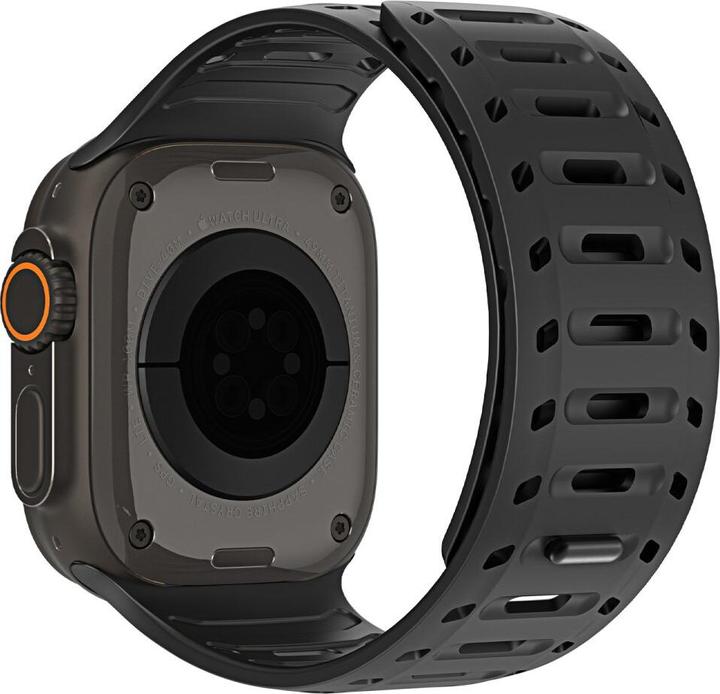Produktbild Dux Ducis CS Armband (49 mm, 45 mm, 46 mm, 44 mm, 42 mm, Magneten, Silikon, Aluminium, Apple Watch Series 5, Apple Watch Series 4, Apple Watch Series 3, Apple Watch Ultra 2, Apple Watch SE (2022/2023), Apple Watch Series 6, Apple Watch Ultra, Apple Watch Series 10, Apple Watch SE, Apple Watch Series 8)