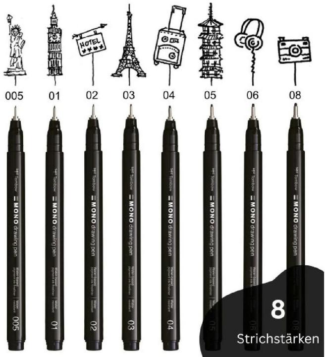 Produktbild Tombow Mono Drawing Pen (Schwarz, 1 x)