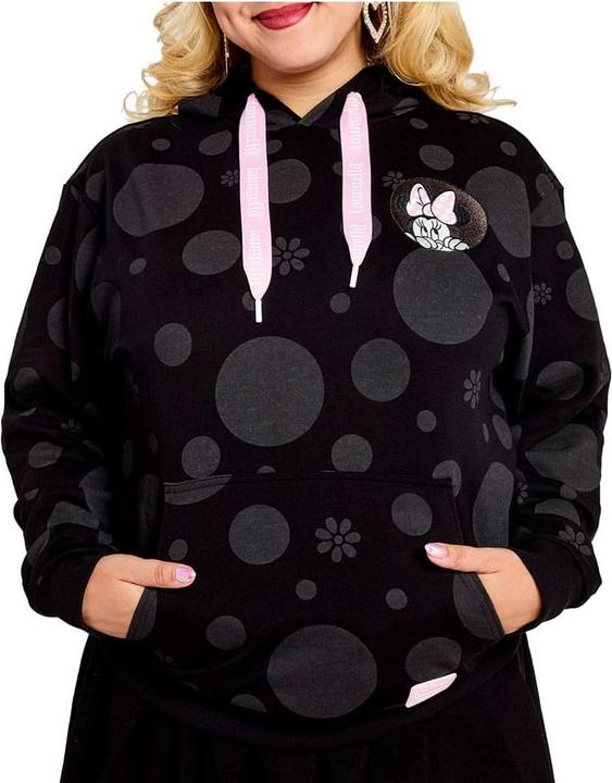 Produktbild Loungefly Disney by Kapuzenpullover Unisex Minnie Rocks the Dots Florals Grösse M (M)