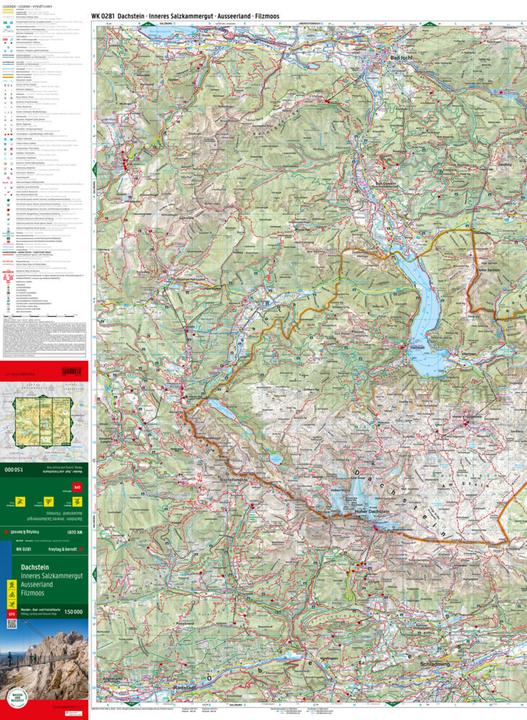 Actual product image Freytag & Berndt hiking, cycling and leisure map Dachstein, Ausseerland, Filzmoos, Ramsau