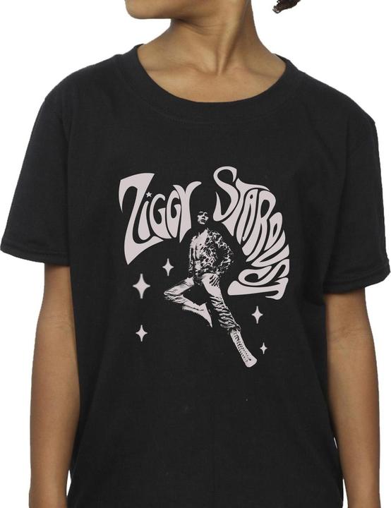 Produktbild David Bowie Ziggy Pose TShirt Mädchen (140, 146)