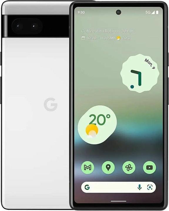 Immagine prodotto Google Pixel 6a (128 GB, Bianco gesso, 6.10", SIM + eSIM, 12.20 Mpx, 5G)