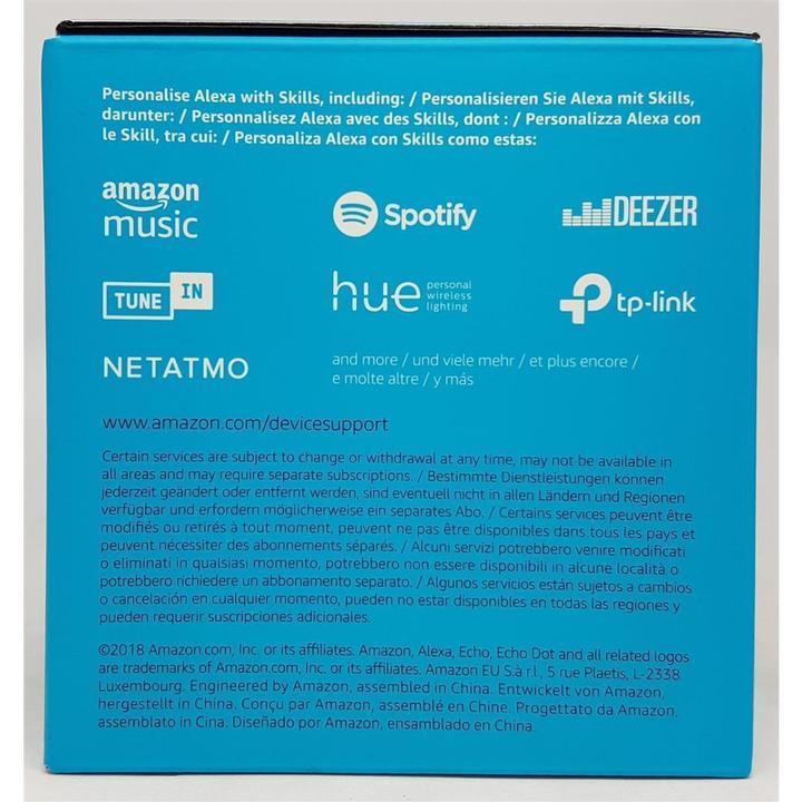 Produktbild Amazon Echo Dot (3. Gen) (Amazon Alexa, IFTTT)