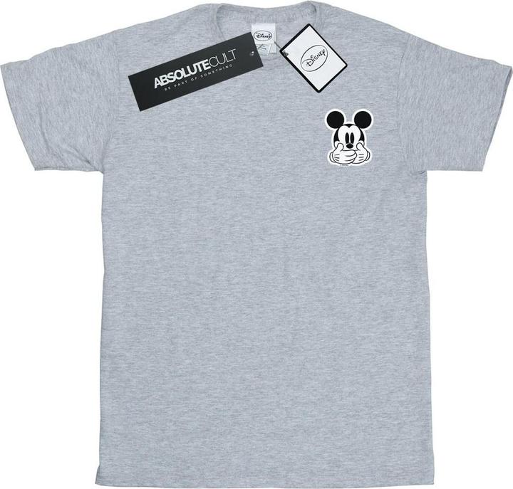 Disney Mickey Mouse Dont Speak Breast Print TShirt Mädchen