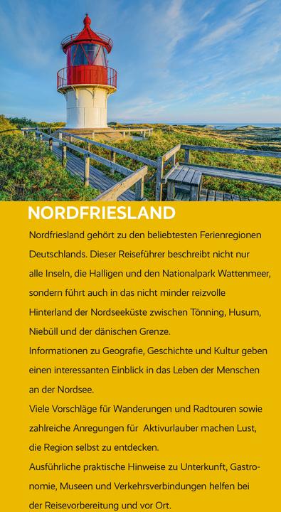 Produktbild Reiseführer Nordfriesland (Deutsch, Bürte Lachenmann, 2024)
