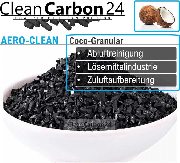 Produktbild Clean Carbon 24 Aktivkohle Granulat ‎AERO-CLEAN