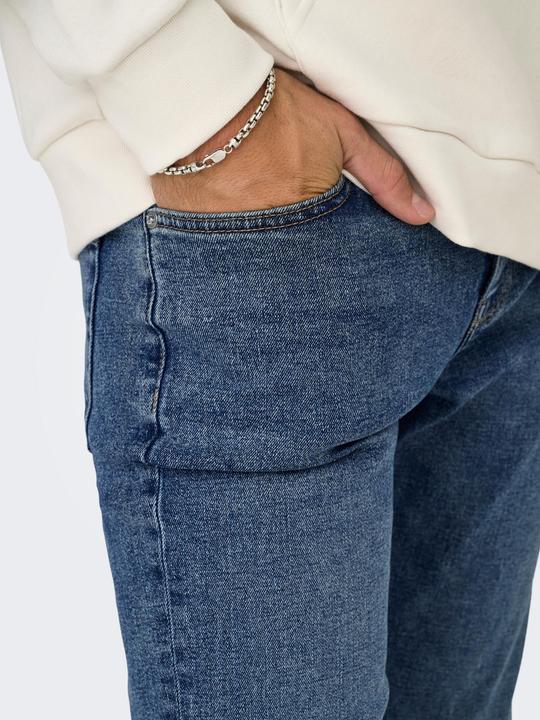 Actual product image Only & Sons ONSLOOM Niedrige Taille Slim Fit Jeans Slim Fit Jeans (W36/L32)