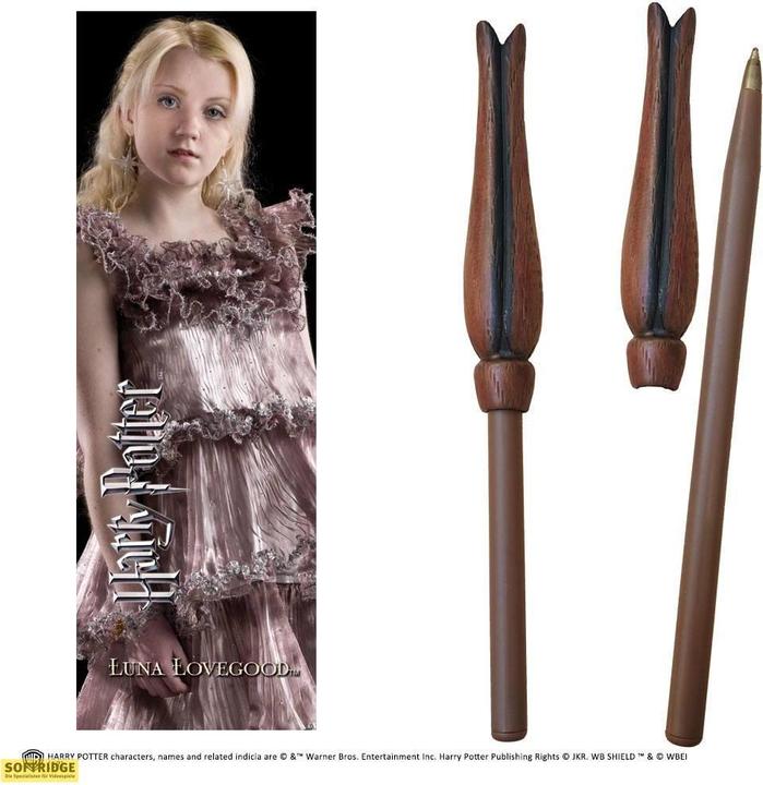 Actual product image Noble Collection Harry Potter set stylo à bille et marque-page Luna (Brown, 1 x)