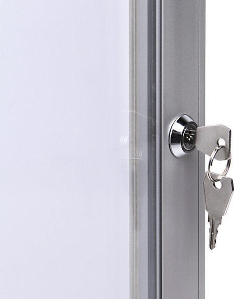 Actual product image eurokraft pro Showcase with hinged door (Magnet board, Bulletin board, 52.5 x 69.5 cm)