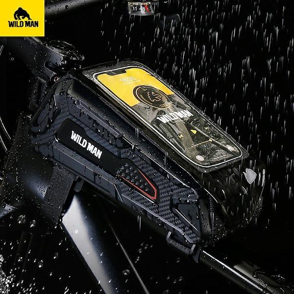 Actual product image Wildman Etui/uchwyt rowerowy M90 sakwa na ramę czarna/black