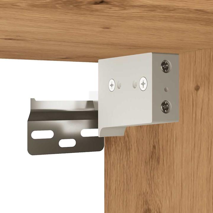 Image du produit VidaXL Badmöbel-Set Artisan-Eiche Holzwerkstoff Badmöbelset Badezimmerschrank