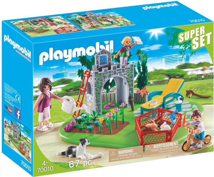 Immagine prodotto Playmobil Giardino familiare SuperSet (70010)