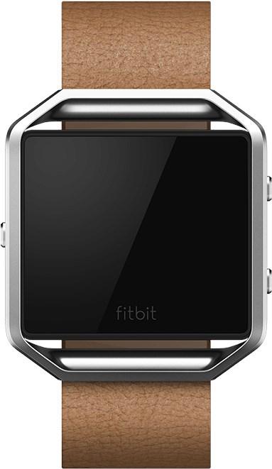 Actual product image Fitbit Blaze Leather Bracelet with Frame (40 mm, Leather, Blaze)