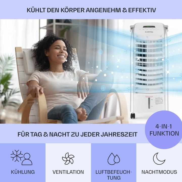 Actual product image Klarstein Air conditioner without exhaust hose White