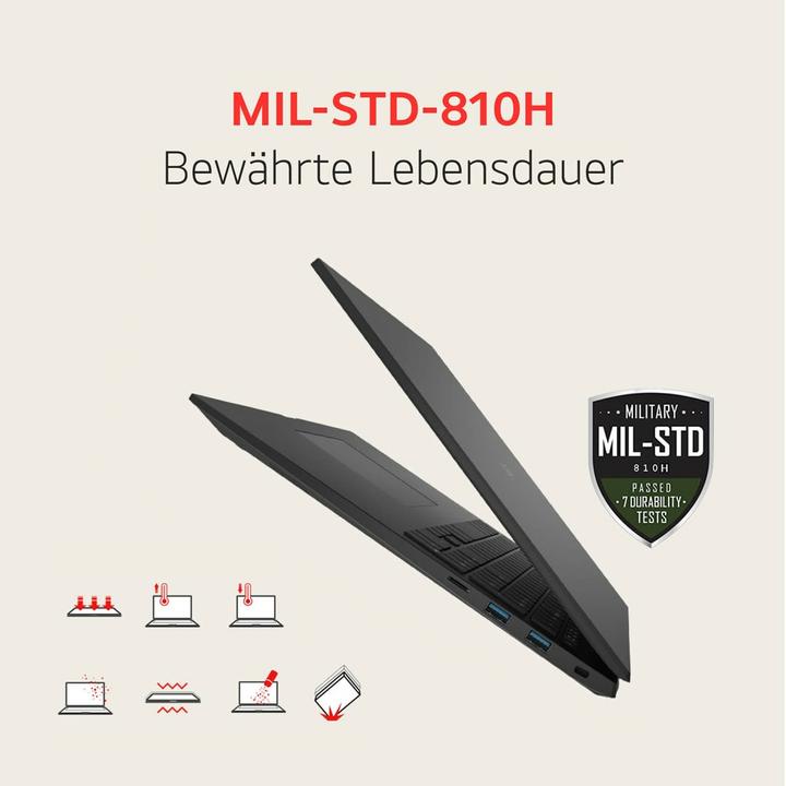 Produktbild LG gram 17" Core Ultra 7 155H 32GB/2TB SSD Win11 grau 17Z90S-G.AD7CG (17", Intel Core Ultra 7 155H, 32 GB, 2000 GB, DE)