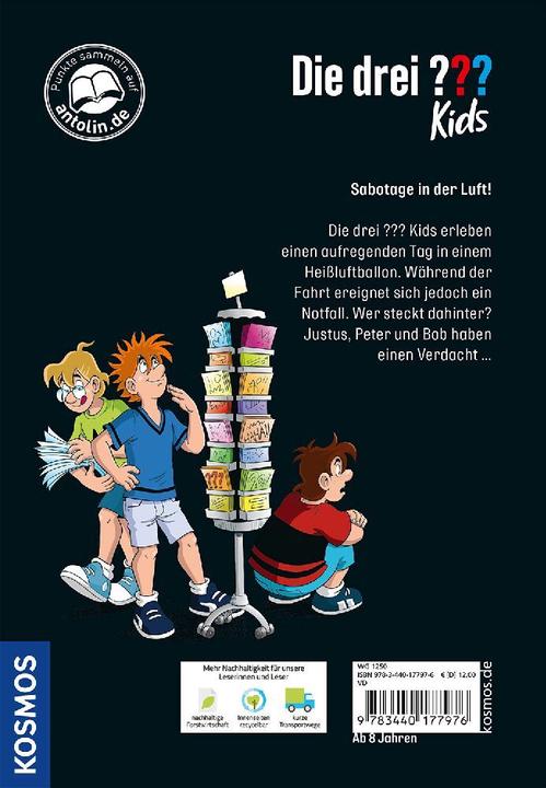 Produktbild Kosmos Die drei??? Kids, 9, SOS über den Wolken (Deutsch, Ulf Blanck, 2023)