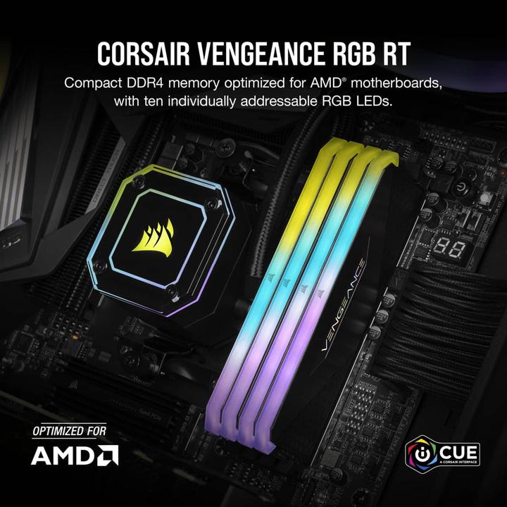 Actual product image Corsair Vengeance RGB RT (2 x 16GB, 3600 MHz, DDR4-RAM, DIMM)