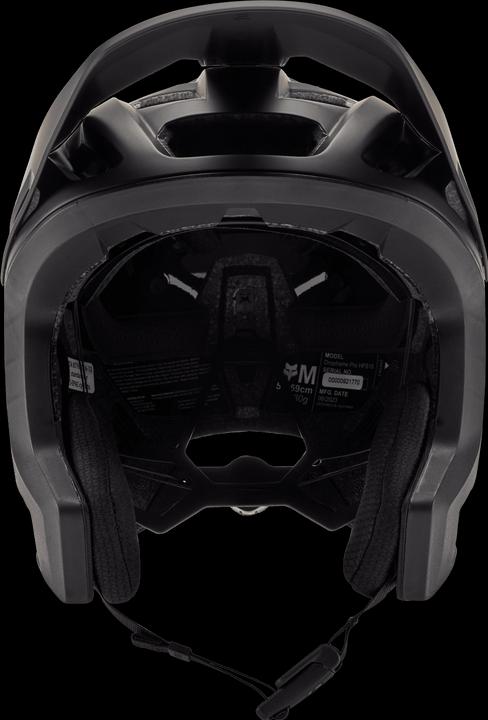 Actual product image Fox Helmet 23 Dropframe Pro Mt Blk, Ce M (55 - 59 cm)