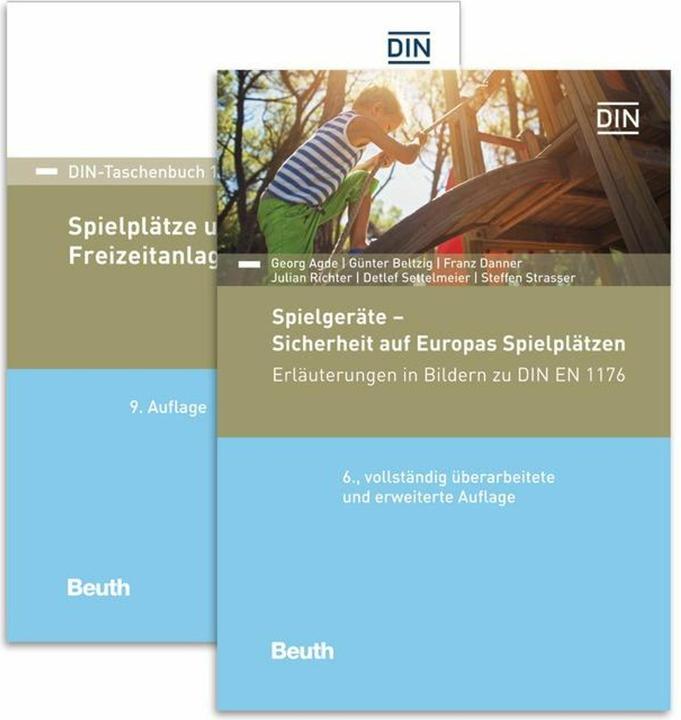 Immagine prodotto Parchi giochi e attrezzature sicure (Tedesco, Franz Danner, Detlef Settelmeier, Günter Beltzig, Georg Agde, Julian Richter, 2023)