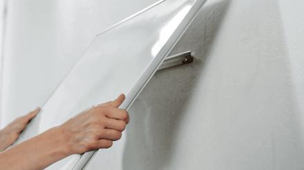 Produktbild Nobo Magnethaftendes Whiteboard Impression Pro 120 cm x 120 cm (200 x 100 cm)