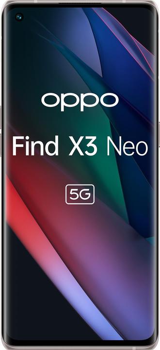 Actual product image OPPO Find X3 Neo (256 GB, Galactic Silver, 6.50", Dual SIM, 50 Mpx, 5G)