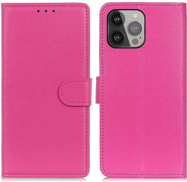 Produktbild MU Classic Litchi Leder Bookcover Series (Apple iPhone 13 Pro Max)