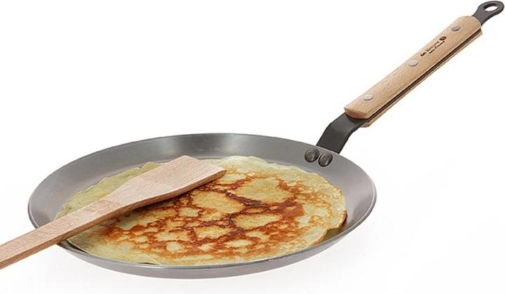 Image du produit de Buyer Crêpière Mineral B Bois Ø 26Cm (26 cm, Poêle à frire, Acier inoxydable)