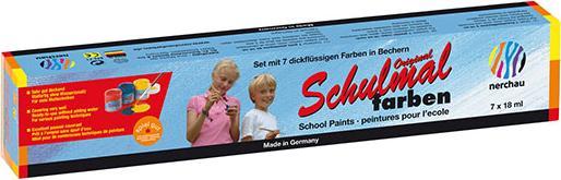 Actual product image Lacufa Lukas 108007 School Paints, 7 colours (18ml) (7 colours, 126 ml)