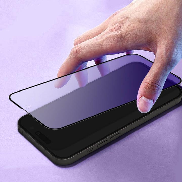 Actual product image Avizar BlueGuard glass display protection with blue light filter (1 Piece, Apple iPhone 14 Pro Max)